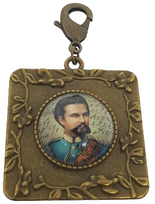 geRaspel Charm Anhänger Trachten-schmuck Kette Schlüsselanhänger Charivari Hals-kette handgemacht handmade Alpenklunker Oktoberfest