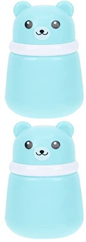 KOMBIUDA Babz Puder 2st Puderquaste Lose Puderdose Babypuder Für Neugeborene Milchpulverbehälter Für Babys Babypuderflasche Make-up-puder-behälter Behälter Für Säuglingspulver Körperpuderhalter Pp