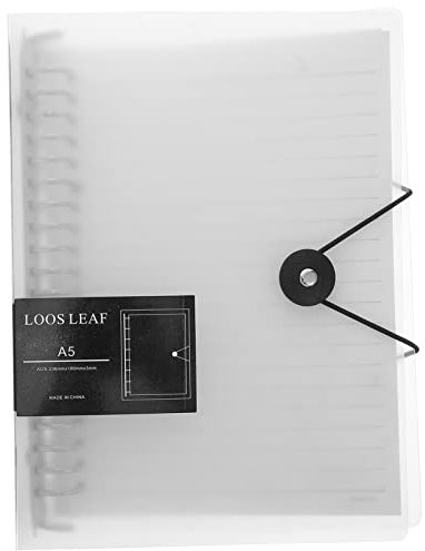 BCOATH Notizblock Mit Losen Blättern Planerbinder A5-umschlag Wiederverwendbare Seiten Für Tagebuch Skizze Und Studium