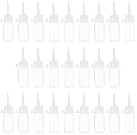 VILLCASE 25stücke Ölflasche Mit Feiner Düse Aus Pet Für Maschinenöl Flüssigölbehälter Geeignet Für Nähmaschinen Fahrräder Und Haushaltsgeräte