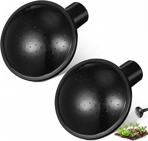 Homoyoyo Watering can Head Replacement 2 Pack Plastic Garden Watering can Nozzle Fine Head Sprinkler for Flower Beds Vegetable Gardens Indoor Outdoor Use Easy Fit