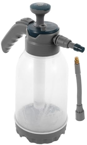 Alasum Pulvérisateur D'arrosage Jardin avec Tige Pivotante 17 Cm Gris Flacon Pulvérisateur Manuel 1 Litre Brumisateur Fin pour Plantes D’intérieur et Extérieur, Nettoyage, Entretien