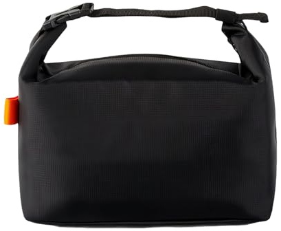 BLNC Bolsa Térmica Porta Alimentos, Bolsa de Almuerzo Impermeable y Reutilizable para Hombres y Mujeres, para Trabajo, Escuela, Picnic y Deporte (Negro)