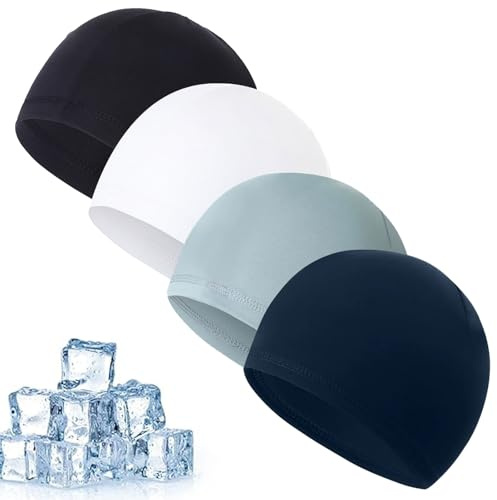 Ciclismo Accesorios 4Pcs Gorro Bajo Casco Ciclismo Hombre Sotocasco Bici Verano Gorro para Casco de Bicicleta Sotocasco Bici Verano Skullcap Forro para Casco Absorbe el Sudor Accesorios