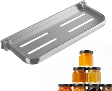 RV Aluminium Vikbar Hylla, Nedfällbar Vägghylla Väggmonterade flytande | Aluminium Fäll ner Fällbar Display Hylla Panel Flytande förvaringsorganisation för Bedside C
