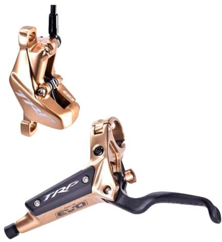 DHR EVO MTB-Bremse – linker Hebel – 1900 mm Schlauch – Gold