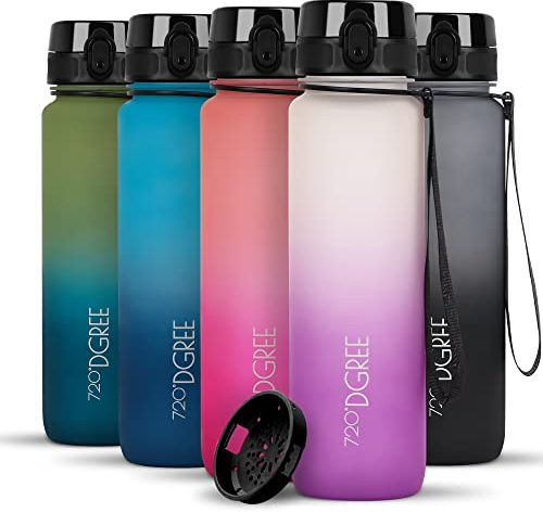 720°DGREE Trinkflasche „uberBottle“ Sieb – 6 Größen, über 40 Farben wählbar