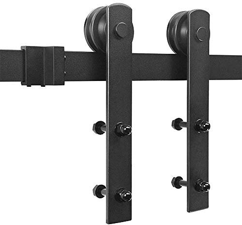Sistema di ante scorrevoli Accessorio per ante scorrevoli Dritto Set completo per una porta Loft (200 cm/gancio dritto)