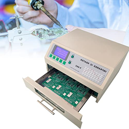 CGLYYDS Station De Soudure Professionnelle 800w, Machine De Soudure De Chauffage IC IC Fornare IC for PCB SMT Soudérage,Zone De Soudage 180 X 235 Mm, 0-280 ℃