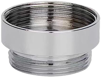 XNTONG Adaptateur Robinet Cuisine, Raccord Robinet Filetage Intérieur M24 vers Filetage Extérieur M22, Connecteur d’Aérateur et Adaptateur pour Robinet, Compatible Cuisine et Salle de Bain (M24-M22)
