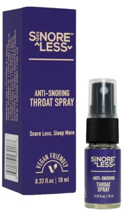 Shhhnoreless Anti Snoring Throat Spray - Snoring Aids for Men and Women, Anti Snore Solution to Stop Snoring, Snoring Relief Remedy for Better Sleep - 1 Pack