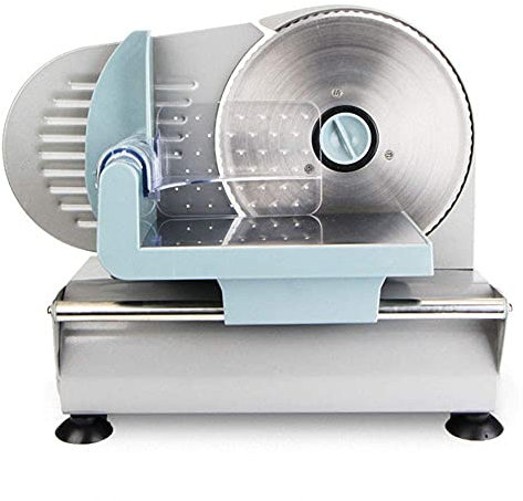 for Home Or Commercial Use,Frozen,Electric Food Slicer Removable Stainless Steel Blade and Food Carriage, for Meat, Bread, Vegetables, Ham, Cheese Variable