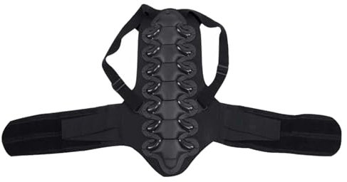 Herren Motorrad Rückenprotektor für Erwachsene,Rückenprotektor, EN geprüft - Level 2, Umschnall-Rückenschutz,Motorrad Wirbelsäulen Protektorenjacke für Motocross Ski Reiten (3XL)