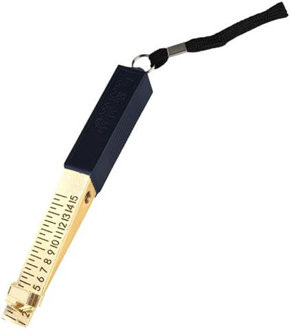 DEFIYEAR Fire Door Gap Gauge Checker Tool 1-15mm Door Gap Measuring Tool Wedge Shaped Vernier Feeler Gauges Metric for House Engineering Inspection Flatness Measuring Tool Ruler