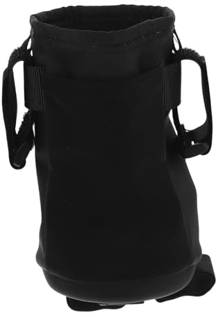 iplusmile Lenker Wasserflaschentasche aus Pu Leder und Wärmeisoliert Fahrrad Fronttasche in Schwarz für Outdoor Aktivitäten mit Platz für Flasche und Handy