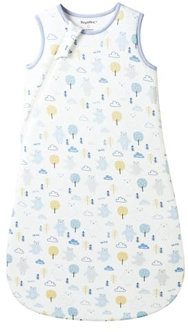 ToyaTec Sacco Nanna Bebé 2.5 Tog Super Morbido in Viscosa di Bambù, Sacco Nanna in Fibra di Bambù per Neonati, Coperta da Letto Autunno-Inverno