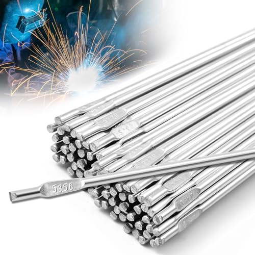 MorningRo 2 lb Aluminum Tig Welding Rods ER5356 3/32 x 39, Aluminum Welding Wire Filler Rod Tig Brazing Accessories, Low Splatter Corrosion Resistance