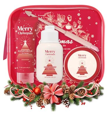 Lotion corporelle de Noël – 110 ml Lotion corporelle hydratante naturelle – Fournitures de soins personnels pour petit ami, adolescent, petite amie (1)