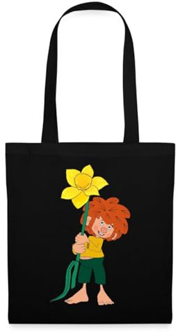 Spreadshirt Pumuckl Design Mit Gelber Blume Stoffbeutel