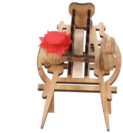 GANAZONO Decorazione Carriola in Legno Realistica Riproduzione in Legno Robusto e Resistente Ornamento da Tavolo per Casa Ufficio e Giardino Idea Regalo Classica e Vintage