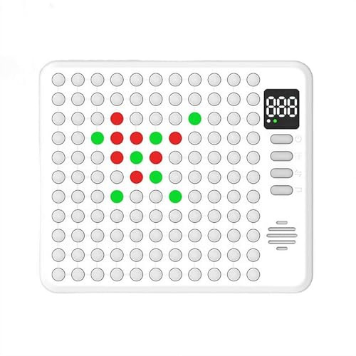 9-in-1 Multifunction Smart Board Game, Electronic Chess Set with Interactive Lights, Portable Handheld Gaming System with Go/Gomoku/Connect 4/Tic-Tac-Toe, Educational Toys for Kids Ages 4+
