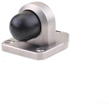 Jonikuper Stainless Steel Heavy Duty Anti-Collision Door Stop with Silicone Bumper, 304 Stainless Steel Door Stopper for Bathroom and Glass Doors