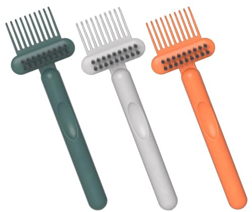 MAGICLULU 3 Piezas Herramienta Limpiadora de Cepillos y Peines para Cabello, Removedor de Pelo Potente, Diseño Compacto y Ligero, Adecuado para Uso Doméstico y Profesional, Color Aleatorio