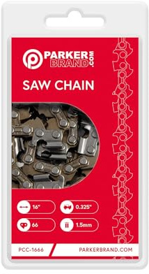 PCC-1666-16 Chainsaw Chain 66 Drive Links 0.325 Pitch - Fits ParkerBrand PCS Chainsaws