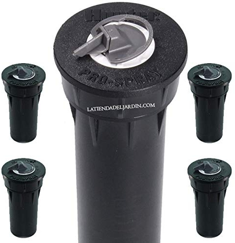 Pack 5 Aspersor de Riego Hunter Pro Spray-02, Altura de Elevación 5 cm - Difusor de Riego PROS-02 - Riego de Jardin - No incluye Tobera