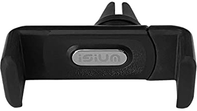 APM Support Téléphone Voiture Grille d'Aération, Support pour Ventilation, Orientation Paysage ou Portrait, Pince Réglable, Smartphone Jusqu'à 7 Pouces, Noir, Compatible iPhone Samsung Huawei, 900219