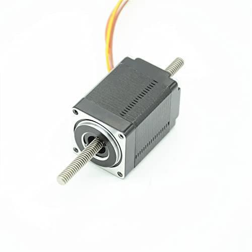 Leloo Lcuihong-Mini-Gleichstrommotor 1 Stück NEMA11. Schrittmotor, 87mm Nicht gefesselter Schrittmotor mit TR5 * 2 Bleischraube DIY Ersatzteile