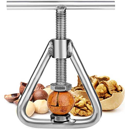 ChromLives Nussknacker Nußknacker Walnüsse Nut Cracker Nussknacker Edelstahl Walnussknacker Robuster Nussknacker Werkzeug für Nüsse Pekannüsse, Walnüsse Mandeln