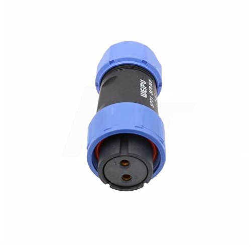 HangTon AC200MAX AC300 EP500 für BLUETTI 2-polige Luftfahrt-Buchse, 15 A Stromeingang, wasserdicht, IP68, 14 AWG Kabelstecker