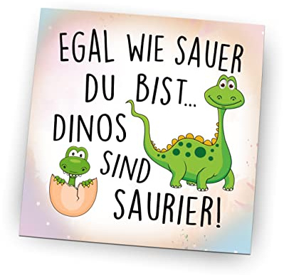 Pin, Kühlschrankmagnet mit Sprüchen | (Egal wie sauer du bist)