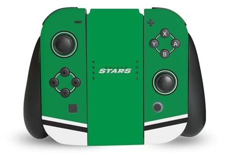Head Case Designs Offizielle NHL Einfach Dallas Stars Vinyl Haut Gaming Aufkleber Abziehbild Abdeckung kompatibel mit Nintendo Switch Joy-Con Controller