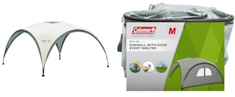 Coleman Gazebo - Large Steel Event Shelter with Side Panels, Sun & Water Protection