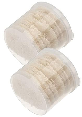 MUSISALY 20 Stück Luffa Schwamm Gesichtspflege Sanfter Peeling Gesichtsreiniger Für Hauttypen Umweltfreundlicher Luffa Puff Zum Make up Entfernen Und Porentiefe Reinigung Für Reisen