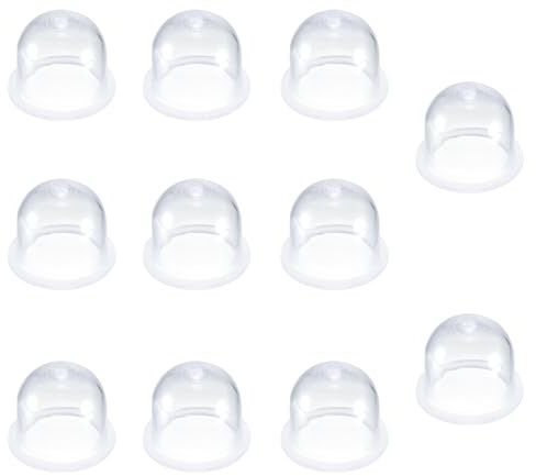 DAJISI 10PCS Primer Bulb, 19mm Primer Bulbs for Small Engines Universal Petrol Fuel Primer Bulb for Mower Cutter Blower Strimmer Hedge Trimmer Chainsaw