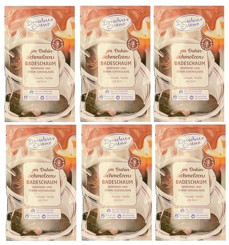 6er Pack Dresdner Essenz Badeschaum Zum Dahinschmelzen 6 x 60g