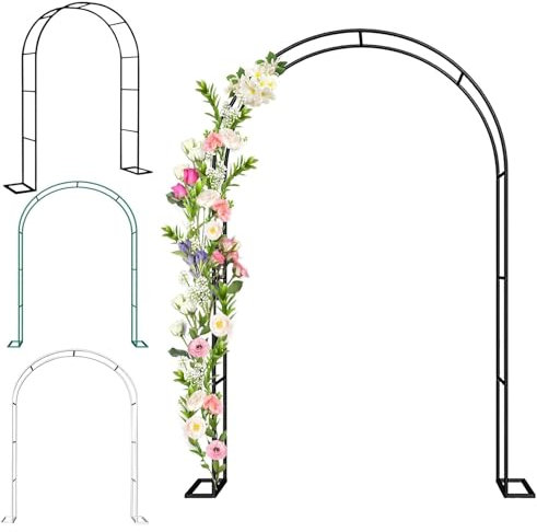 Gartenbogen Pergola aus Metall für Kletterpflanzen Hochzeit Zeremonie Dekoration