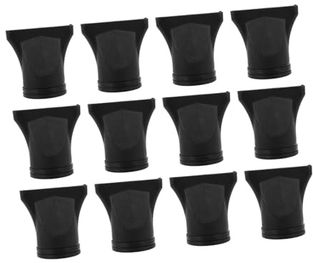 Vaguelly 12 Pezzi Ugelli per Asciugacapelli Diffusore a Soffiante in Nylon da 4,35-4,5 Cm, Accessori per Styling Chioma Professionale, Ugello Dritto Concentratore per Utilizzo Domestico