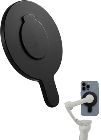 Soporte Magnético de Liberación Rápida dji OM, Compatible con Estabilizador OM 7P/7/6/5/4 SE, OM5 & OM4 SE, Universal Accesorio para Smartphone, para Accesorios MagSafe para iPhone 17/16/15/14/13/12