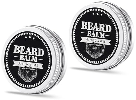 Balsamo per barba da uomo, per la barba con vitamina E e cera d'api, per la cura della barba leggera e profonda, per la barba – Stylt, rafforza e fa barbe e baffi, morbido – Regali da uomo – 15 g