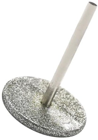 Punta Disco Abrasiva per Unghie da 20mm in Acciaio Inox Argento | Taglio Preciso delle Cuticole, Rifinitura dei Bordi, Uso Versatile per Cura delle Unghie, Resistenza AI Danni