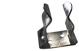 ARBO-INOX Edelstahl Bootshakenhalter Federclip Größe Typ 1