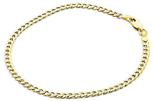 14 Karat 585 Armband Panzerkette Gelbgold - Breite 4.40 mm - Unisex