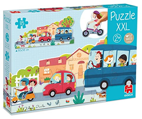 Goula Fahrzeug Puzzle XXL, Kinderpuzzle