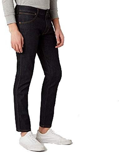 Wrangler Herren Larston Slim Jeans, per Pack Blau (Dark Rinse 90A), W33/L34 (Herstellergröße: 33/34)
