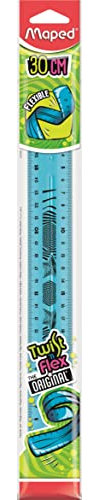 Maped - Das Original! Lineal TWIST'n FLEX - blau - 30 cm - 100% flexibel und unzerbrechlich - frei von Phthalaten