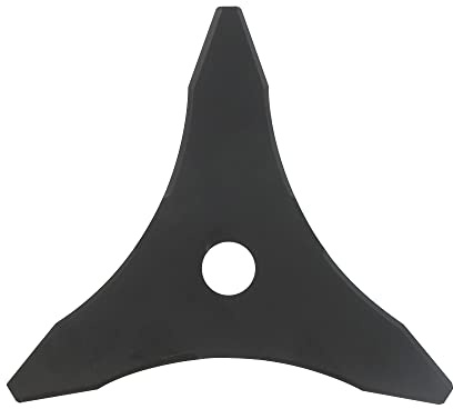 Greenstar Acero aleado Hoja de desbrozadora de tres dientes 23265, Corte de 255 mm, Diámetro 25,4 mm, Grosor: 3 mm